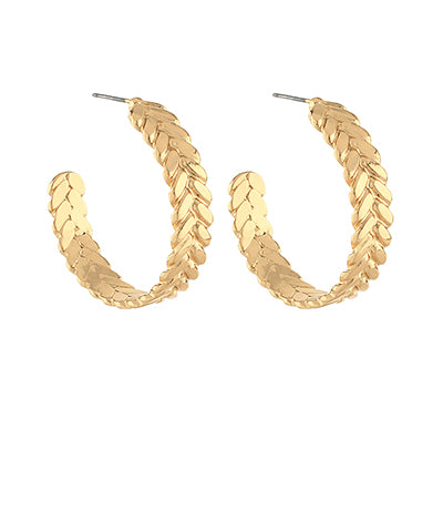 Alisha Braided Hoops