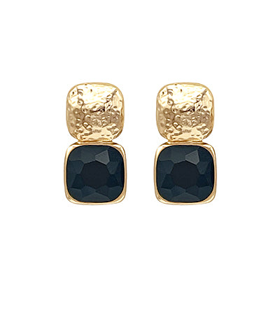 Black Onyx Sparkle Earrings