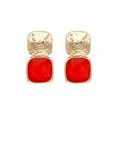 Scarlet Spark Earrings