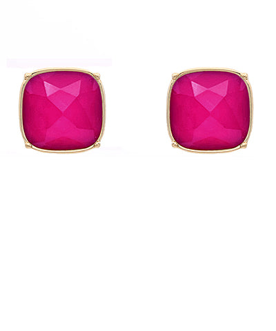 Blaze Stardust Studs- Fuchsia