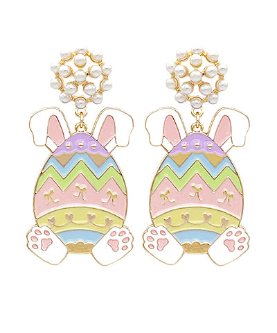 Bunnies and Eggs Earrings