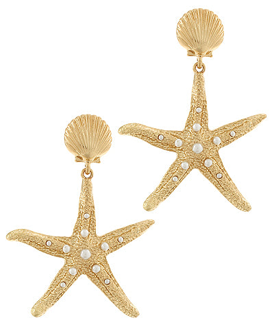 Sun-kissed Starfish Earrings
