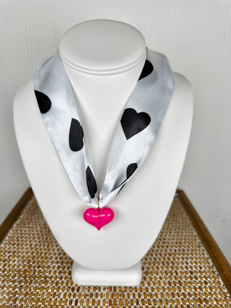 Hart Designs- Midnight Crush Scarf Necklace