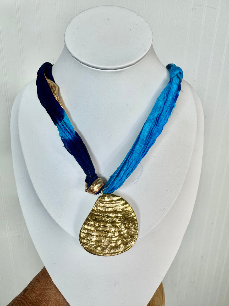 Hart Designs- Midnight Blues Scarf Necklace