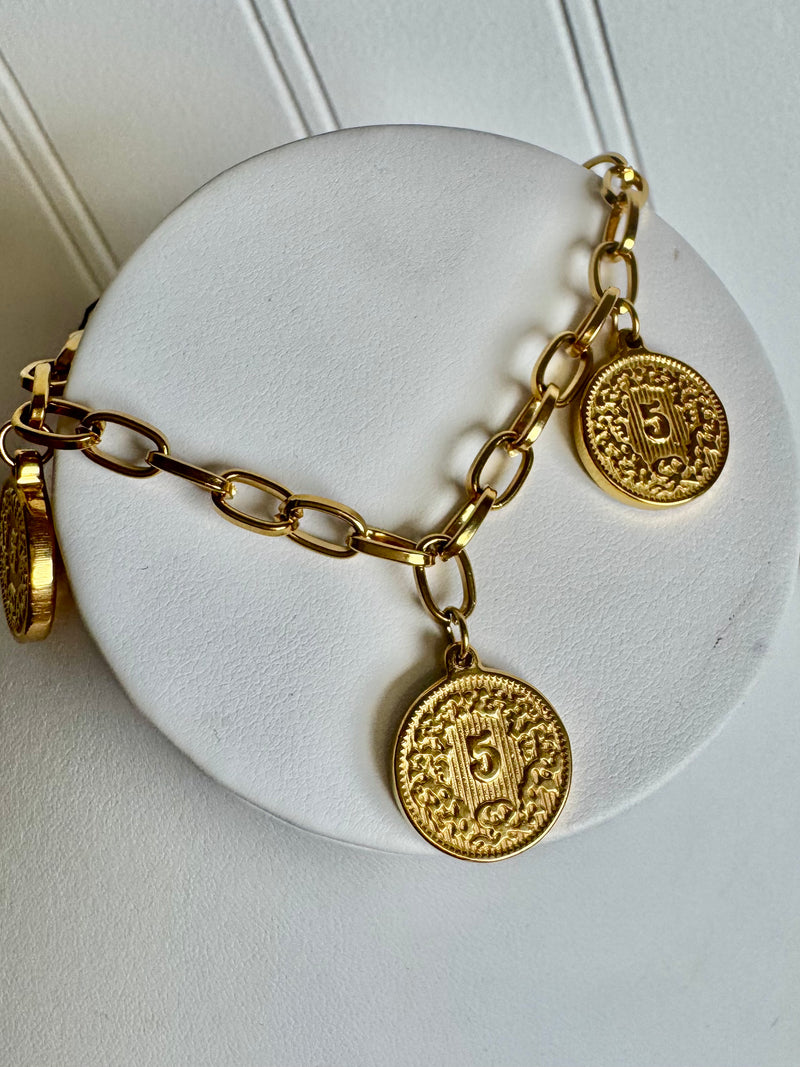 Hart Designs- Treasure Trove Coin Bracelet