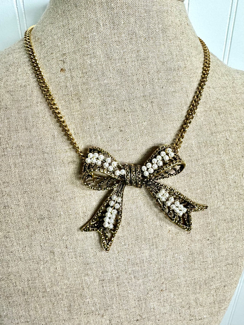 Yochi- Beautiful In Bows Necklace