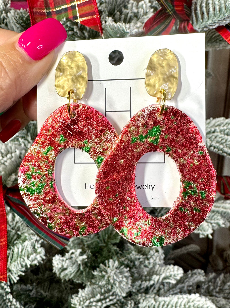 Hart Designs- Happy Holidays Earrings