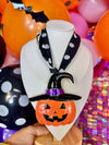 Jack-O'-Lantern Scarf Necklace
