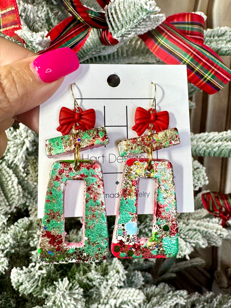 Hart Designs- Bow On Top Earrings