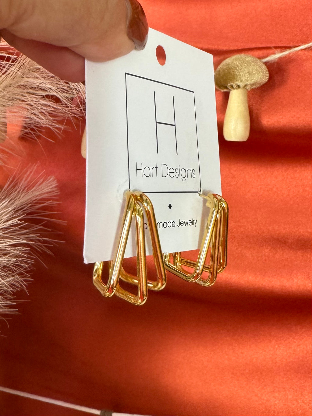 Hart Designs- So Golden Earrings