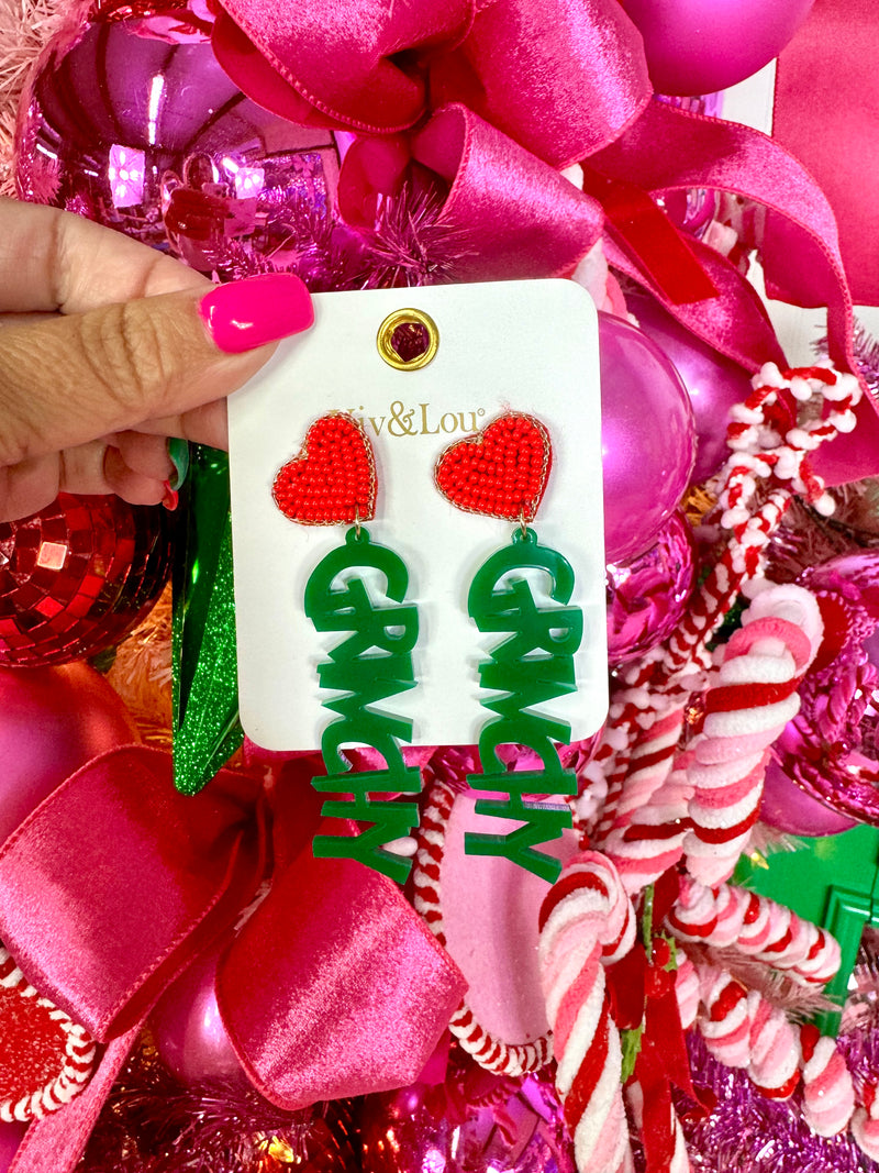 Feeling Grinchy Earrings