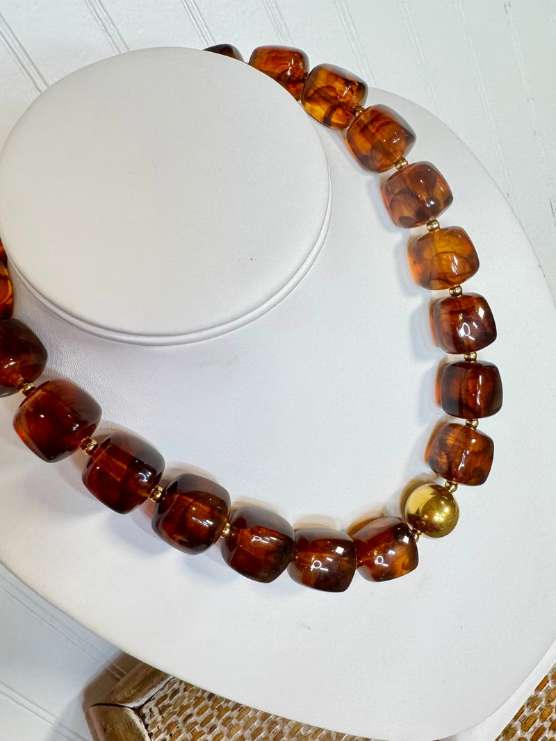 Hart Designs- Caramel Spice Necklace