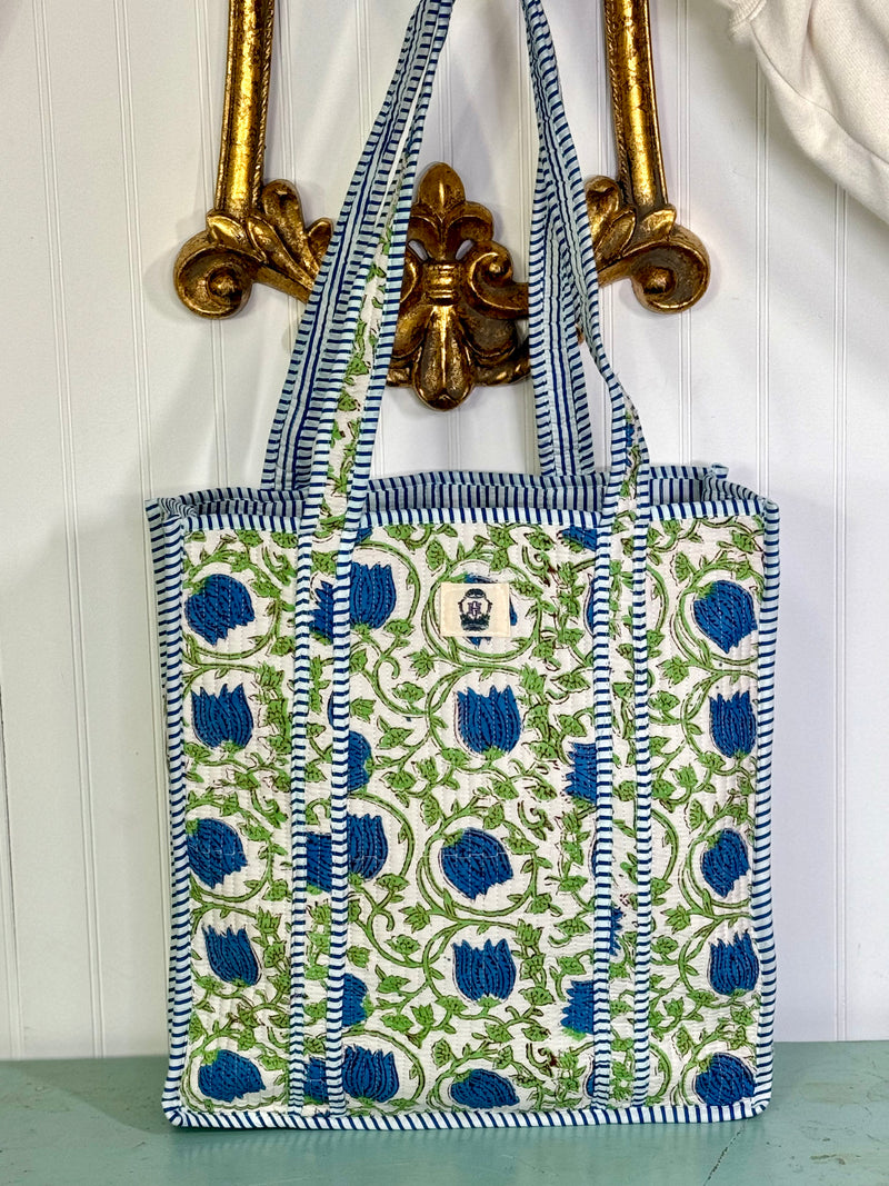 Blue Ivy Quilted Tote Bag