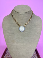 Yochi- Celeste Coin Necklace