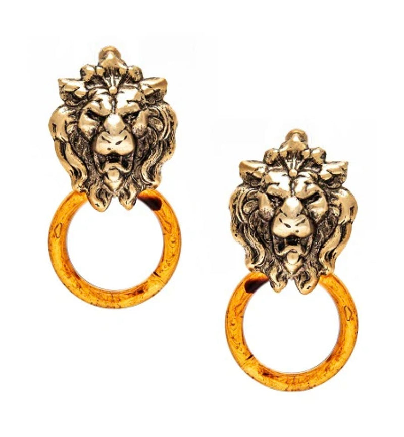 Yochi- Catherine Door Knocker Earrings