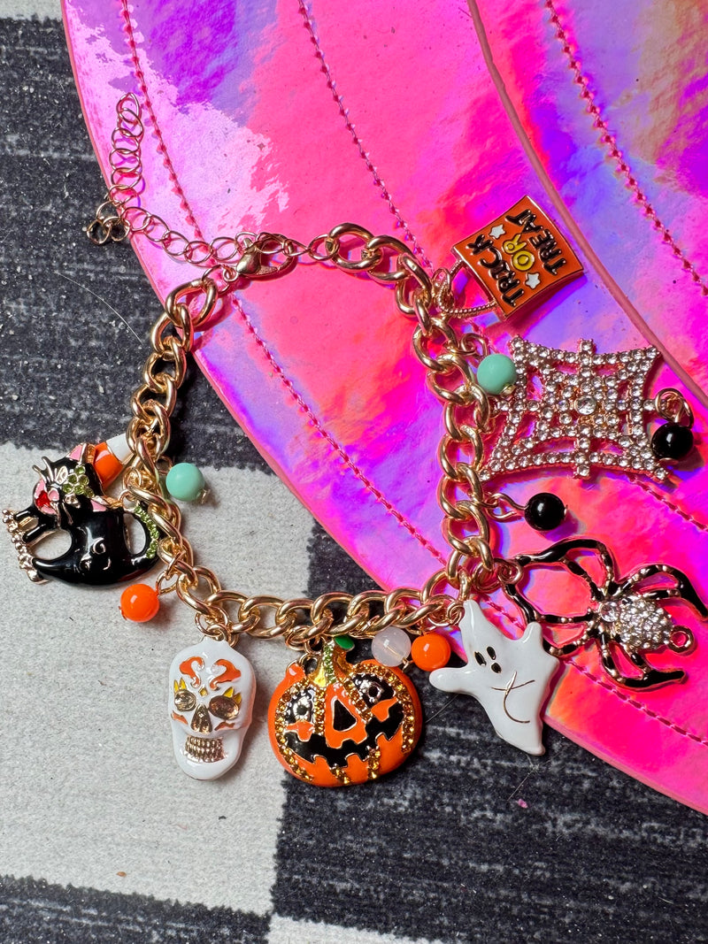 Charmed- Halloween Charm Bracelet