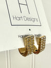 Hart Designs- Cart Queen Huggie Earrings