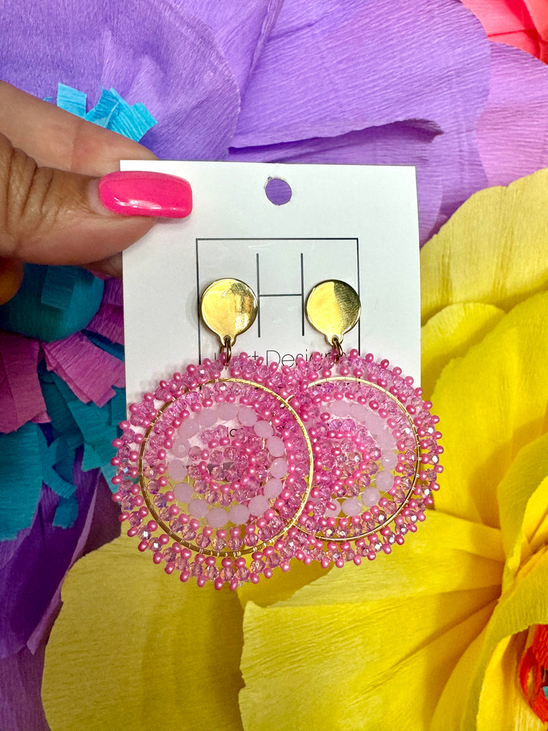 Hart Designs- Pretty In Pink Earrings