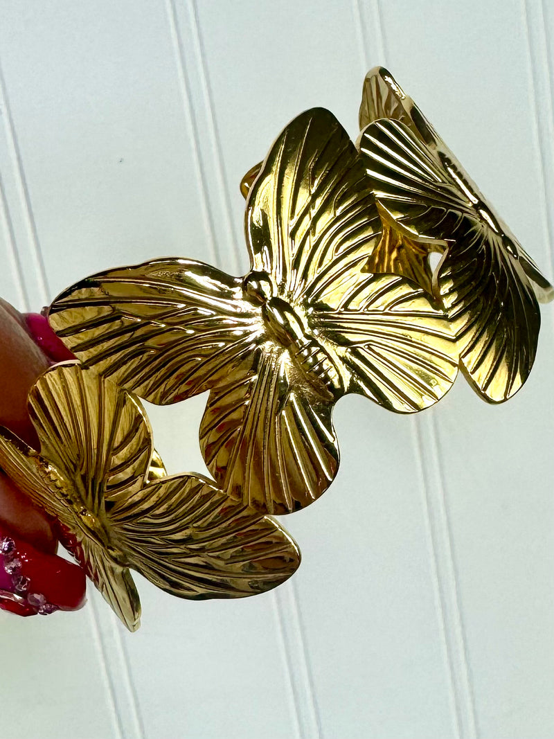 Hart Designs - Butterfly Landing Cuff