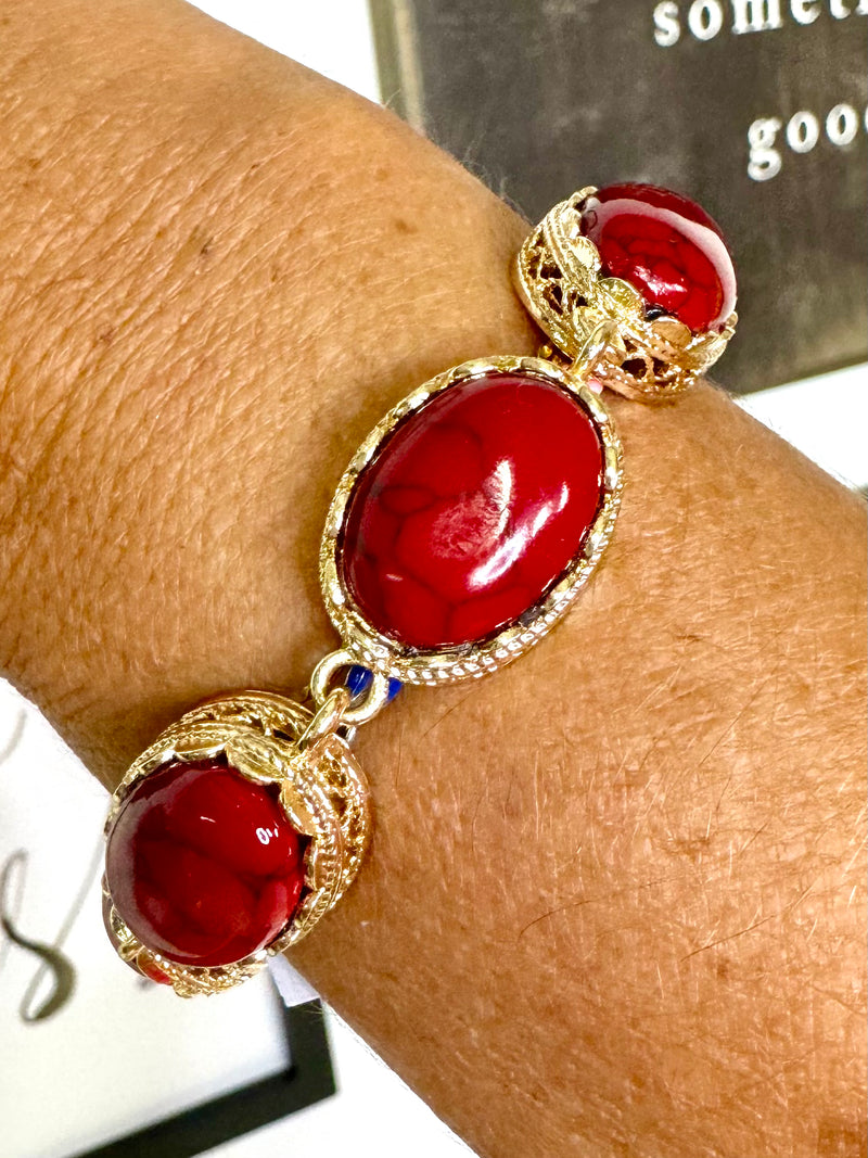 Hart Designs- Rachel Bracelet- Red