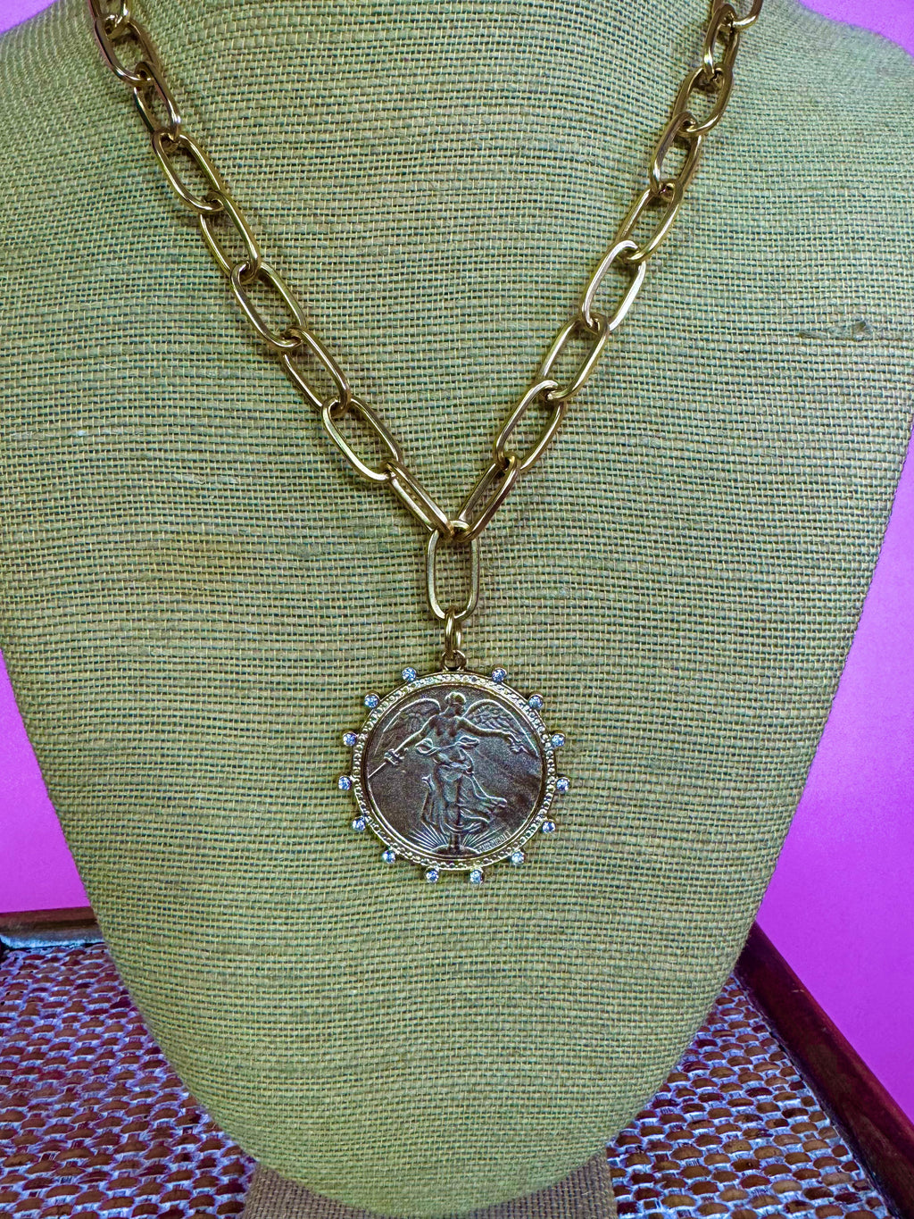 Yochi- Nicole Coin Necklace