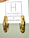 Hart Designs- Golden Sun Hoops