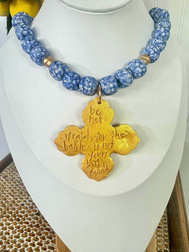 Hidden Truth- Santorini Skies Necklace