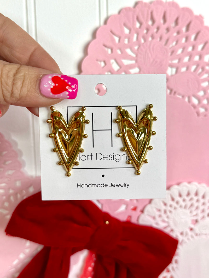 Hart Designs- Love Me Not Earrings