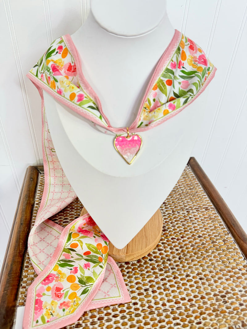 Hart Designs- Floral Fields Scarf Necklace
