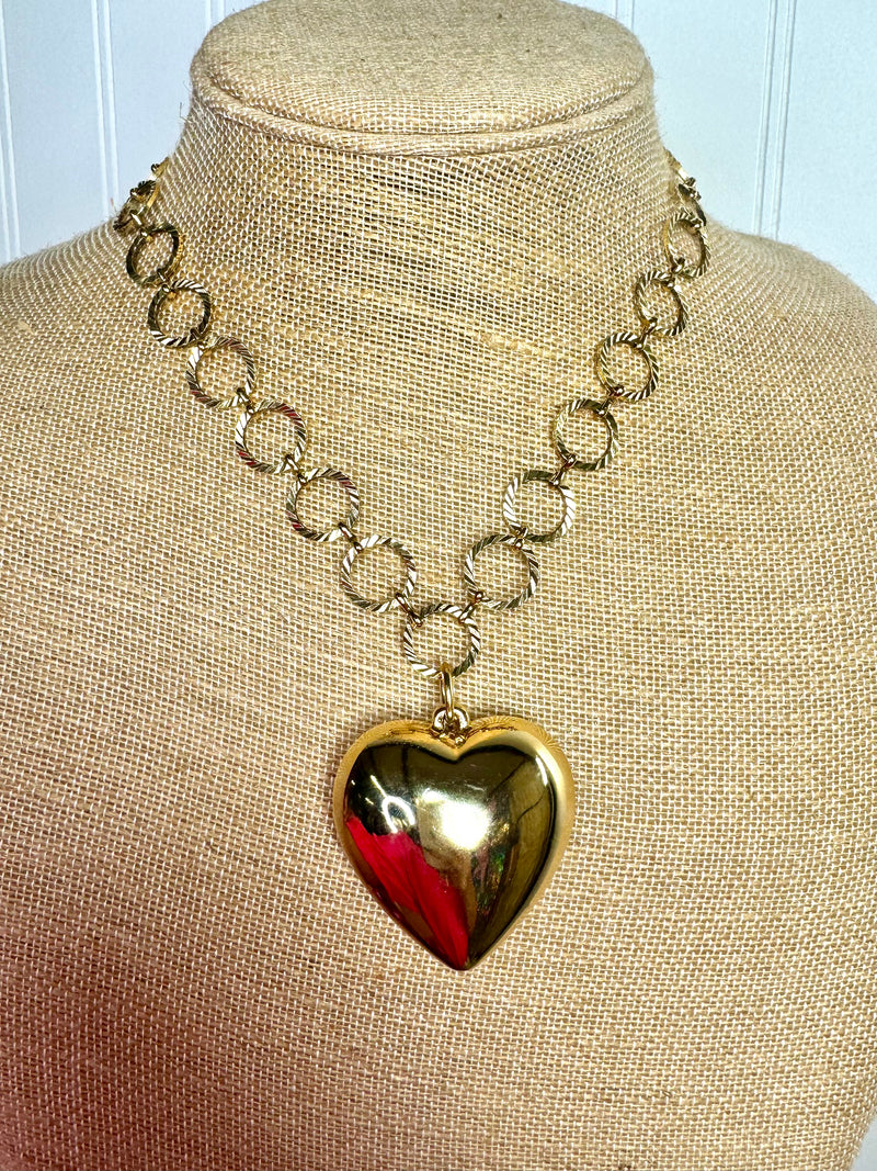 Yochi- Floating Heart Necklace