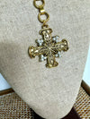 Yochi- Heavens Gates Cross Necklace