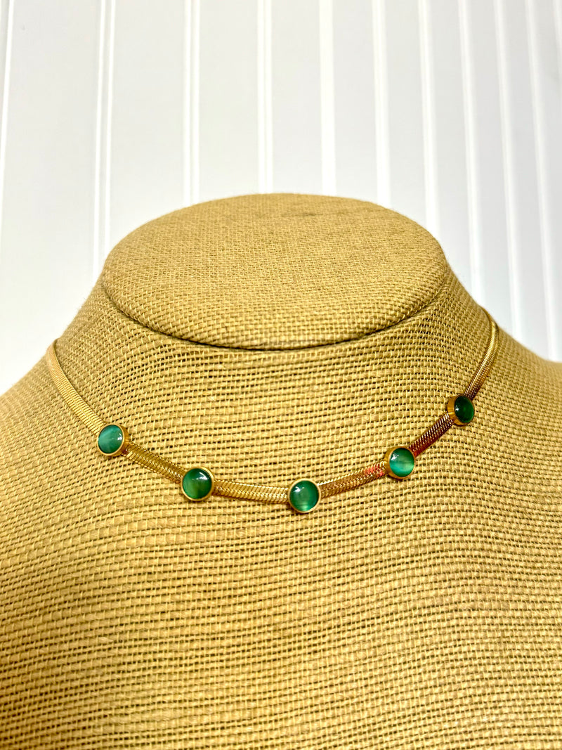 Hart Designs- Green Garden Necklace