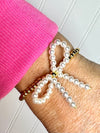 Hart Designs - Bows on my Wrist Bracelet - Pearl