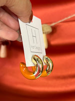 Hart Designs- Caramel Frappe Small Hoops