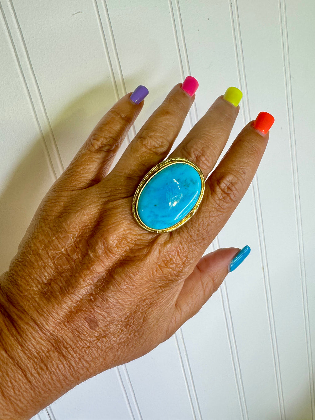 Route 66 Turquoise Ring