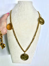 Yochi- Claudia Long Coin Necklace