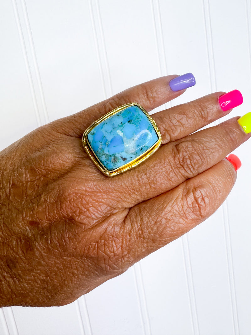Venice Turquoise Stone Ring
