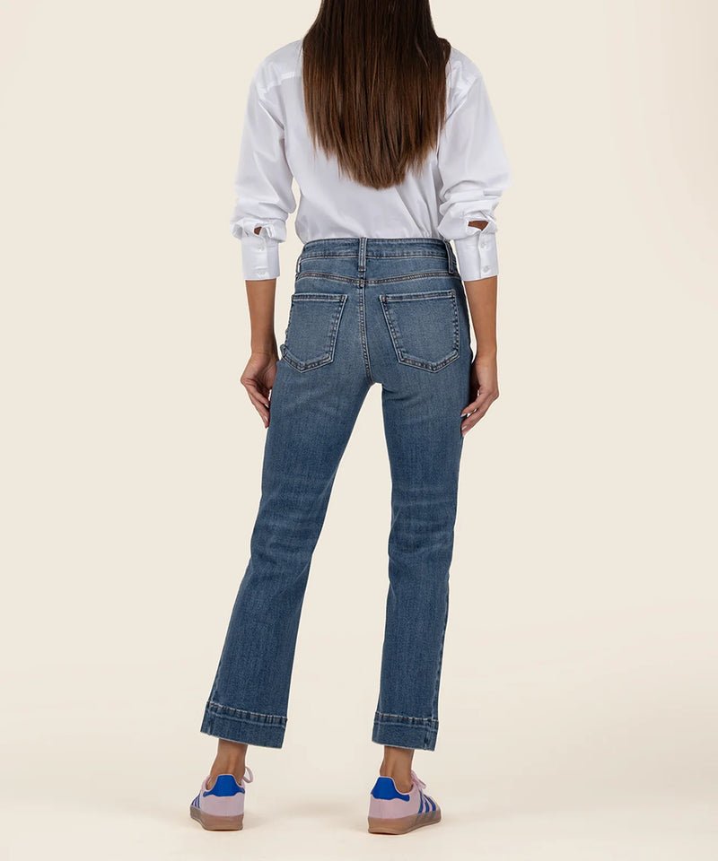 Kut - Kelsey High Rise Ankle Flare Jeans