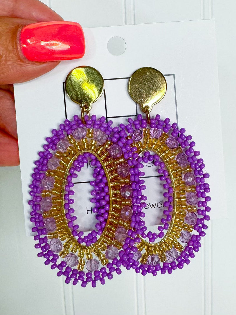 Hart Designs- Purple Haze Earrings