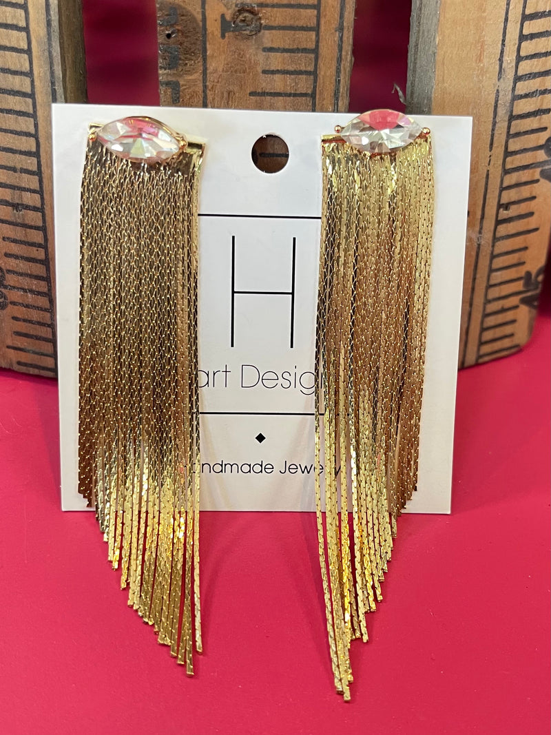 Hart Designs- Gold Goddess Earrings