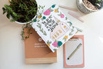 King Folk - ESV Journaling Study Bible - Church Floral Design - Cloth Over Board