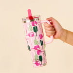 The Darling Effect - 40 oz Lifestyle Flip Straw Tumbler - Pickleball Party