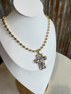 Yochi- Diamond Cross Necklace