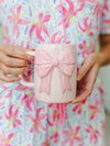 Mary Square - Ceramic Bow Mug - Pink