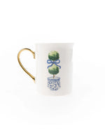 Mary Square - Ceramic Mug - Topiary