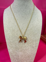 Yochi- Bows Baby Necklace