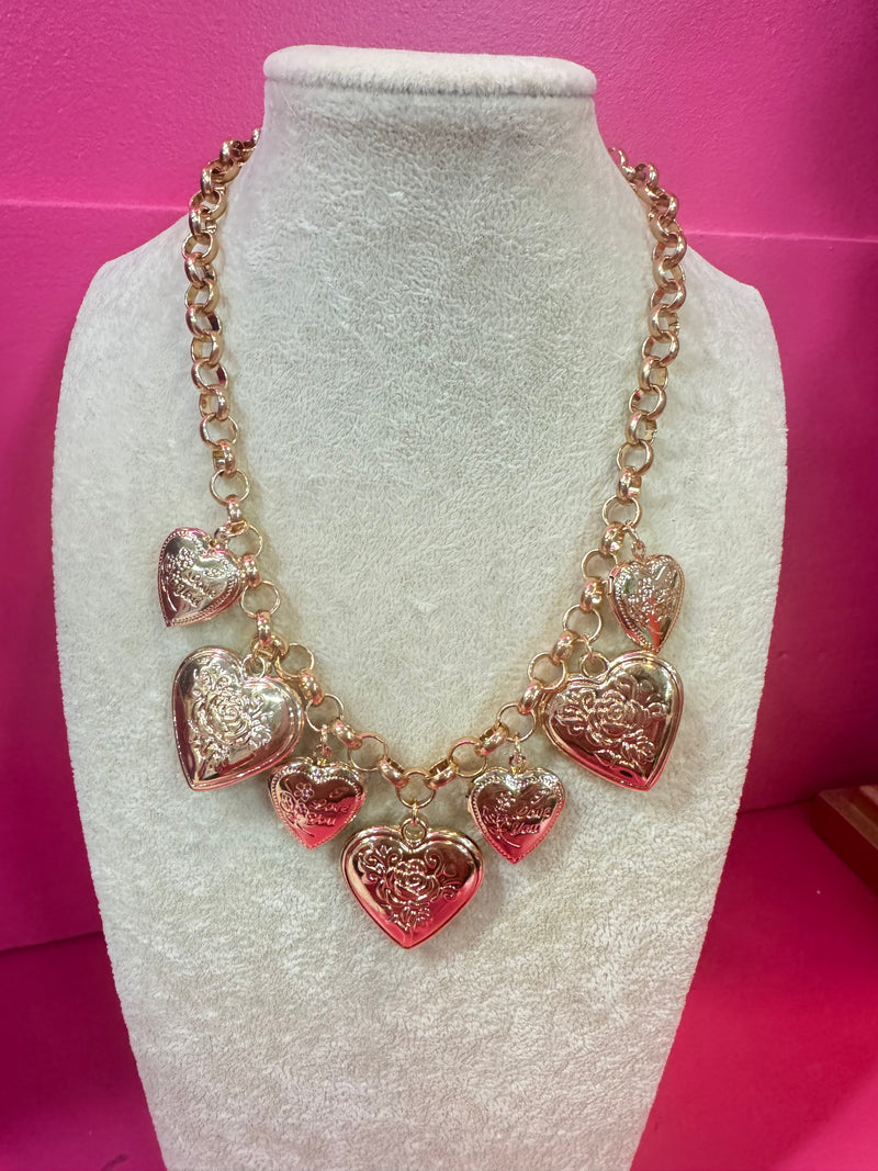 Hart Designs- Heart Charm Necklace