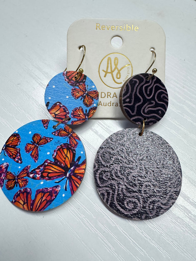 Audra Style Earrings- reversible
