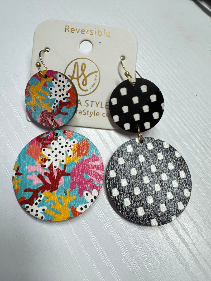 Audra Style Earrings- reversible