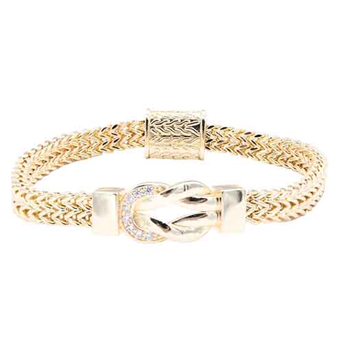Sharon Gold Foxtail Bracelet